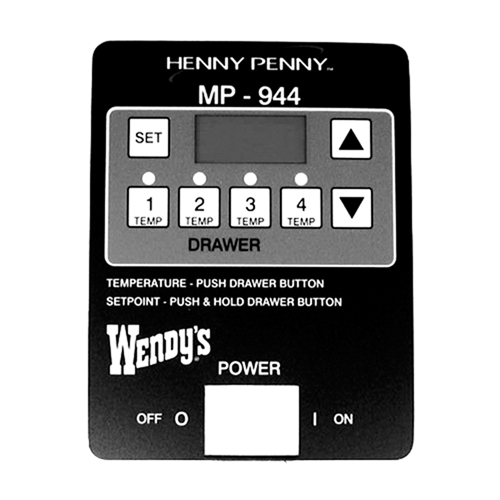 (image for) Henny Penny 51464 HP MP944 DECAL FOR CONTR OL PAN